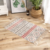 Retro ethnic Scandinavian sofa for bed, coffee table, carpet, ethnic style, cotton and linen