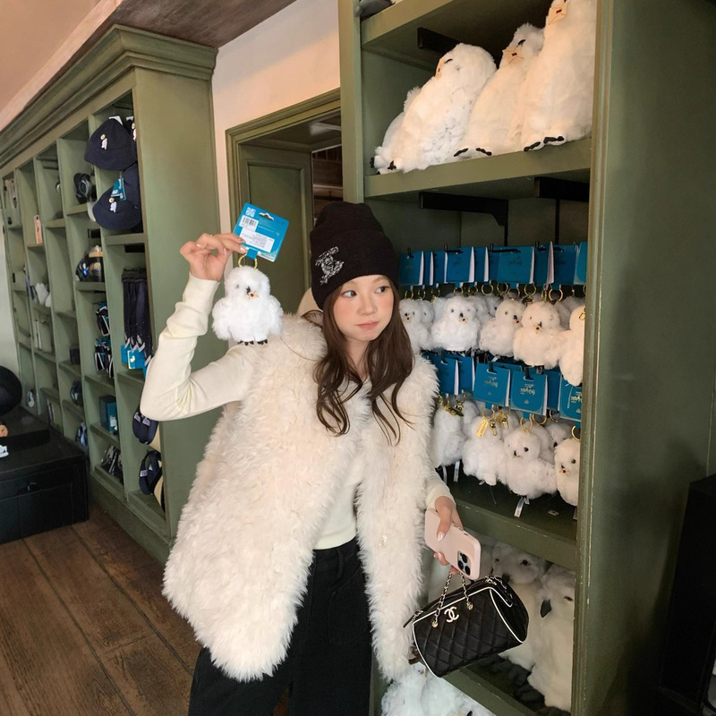 Lamb Wool Vest for Women 2026 Autumn and Winter New Korean Style High-End Fur Integrated Coat Plush Vest