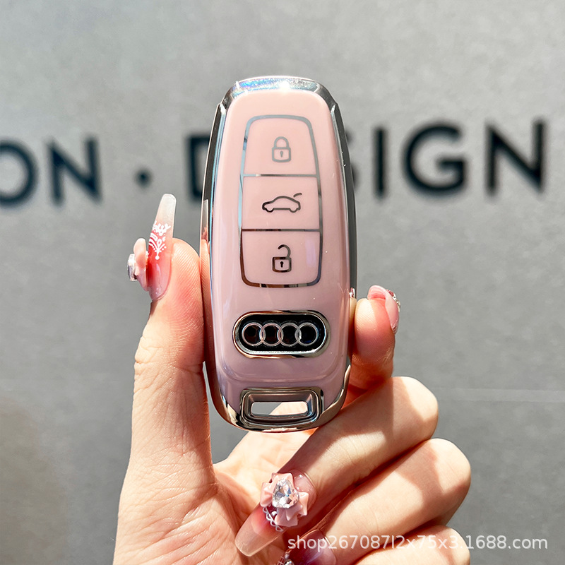 Suitable for Audi Key Cover Female A6L/A4L/Q5L/A3/Q3/Q2L/A4/A6/Q5 Special Key Protective Shell