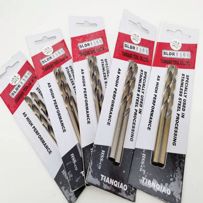 Сверло SLDR Saint Lider M42 из быстрорежущей стали с высоким содержанием кобальта, прямое, для нержавеющей стали, специальное, 1-20