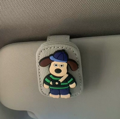 Car Glasses Clip/Bill Clip | Storage, Magnetic Car Interior - camera-dog