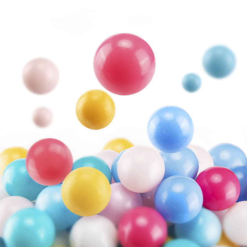 Ocean ball 5.5cm indoor fence wave ball elastic baby toy color ball thickened safe and tasteless