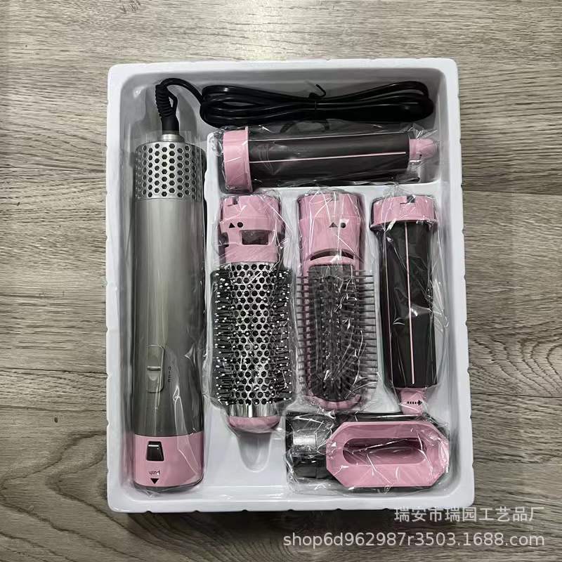 アマゾン越境販売 ヘアアイロン 五in一 ホットエアブラシ ヘアドライヤー ヘアアイロン ストレートヘアブラシ ヘアドライヤー 自動吸収機能付き|undefined