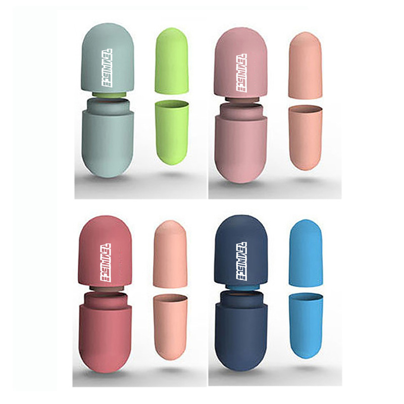 Handle order capsule memory cotton earplug sleep noise reduction earplug sound insulation slow rebound sponge anti-noise advertising gifts Handle order capsule memory cotton earplug sleep noise reduction earplug sound insulation slow rebound sponge anti-noise advertising gifts