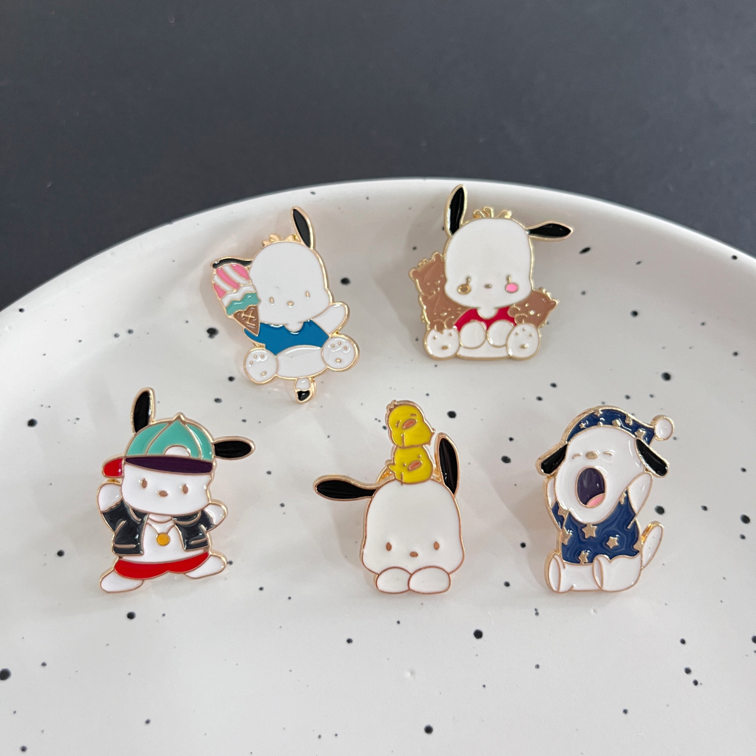 Japanese cartoon brooch