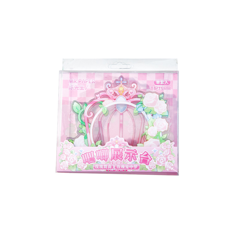 Showcase de Mr. Paper Bar, serie de flores de ensueño, cubierta protectora de escritorio.