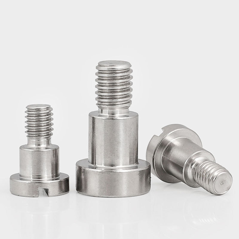 304不锈钢轴肩台阶螺丝一字槽塞打螺钉限位螺栓m2m2.5m3m4m5m6m8