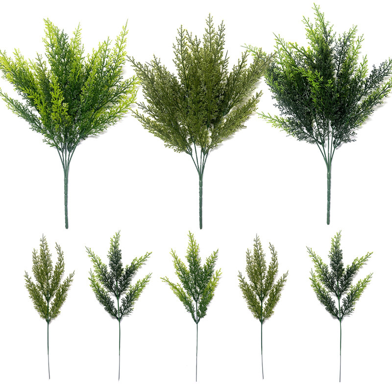 Amazon 人工模擬緑の植物松とヒノキの束クリスマスホリデーホームデコレーション盆栽装飾品クロスボーダー|undefined