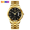 Calendar, quartz watches, steel belt, waterproof watch, wholesale