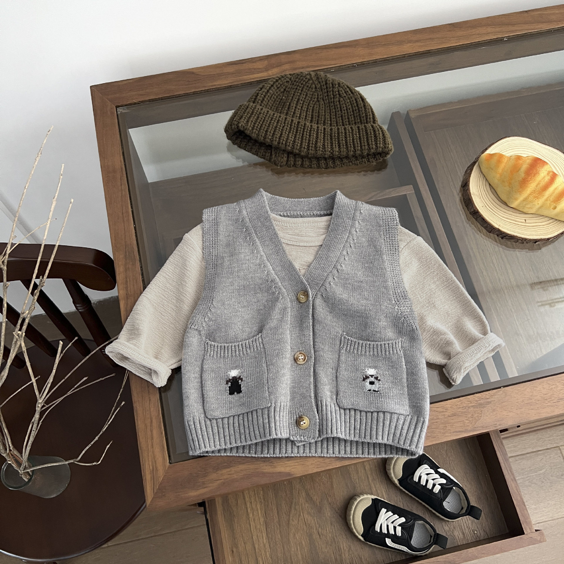 Children's autumn brand knitted sweater for men and women girl's