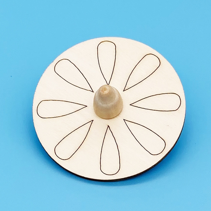 国境を越えて人気の科学教育知育玩具、木製花の手作りDIY小物製作キット、子供向け模型玩具材料パック