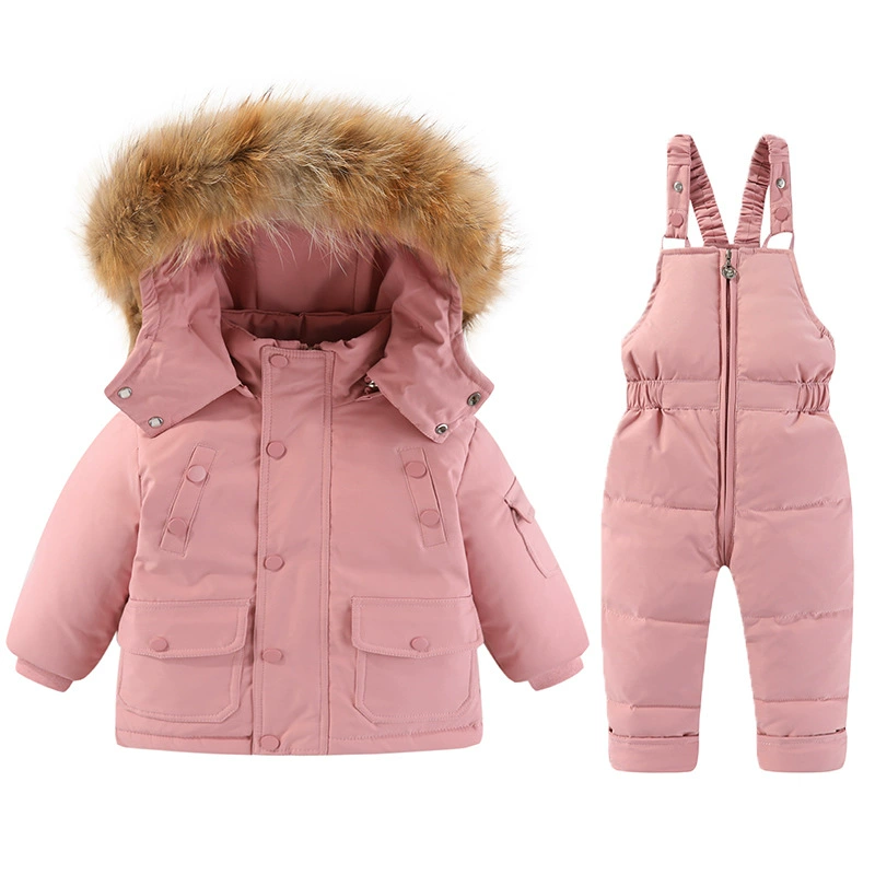 Children's down jacket, flower boy costume, set, overall, for import