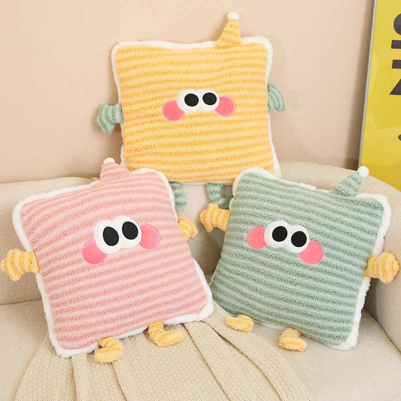 almohada de automóvil colcha de doble propósito espesación de oficina plegable almohada de siesta almohada de automóvil manta 2 en 1