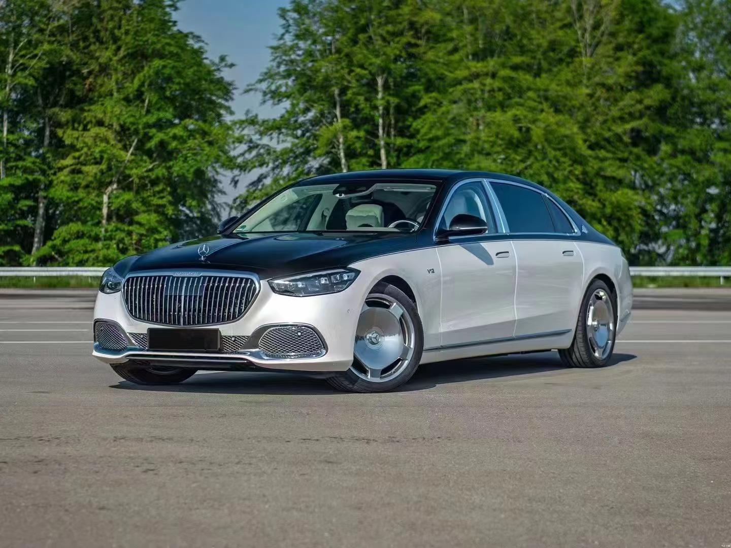 Suitable for 21-25 Mercedes-Benz S-Class modified W223 Maybach front and rear bumper, full grille surround kit
