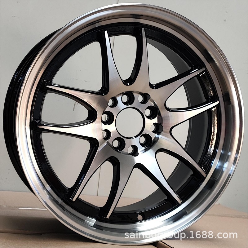 F91JT219 17 pulgadas 18 pulgadas 4x100 5x100 5x114.3 llantas de aleación de aluminio modificadas para automóviles