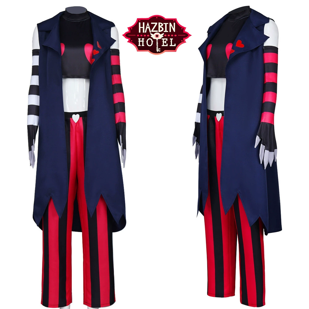 Костюм Hell Inn Velvet Velvet cos одежда Hazbin Hotel косплей аниме часы