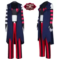 Костюм Hell Inn Velvet Velvet cos одежда Hazbin Hotel косплей аниме часы