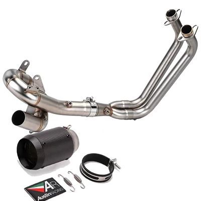 MT-07 XSR700 14-25 motorcycle modified: Motorcycle exhaust pipe - full-set-e