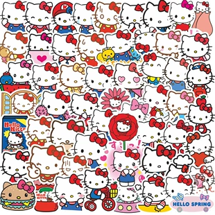 Hello kitty, cartoon tablet phone case, wrench, stickers
