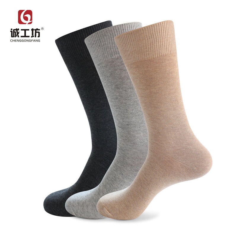 European and American men's deodorant socks autumn and winter long socks combed cotton men's socks Amazon AliExpress foreign trade Wholesale