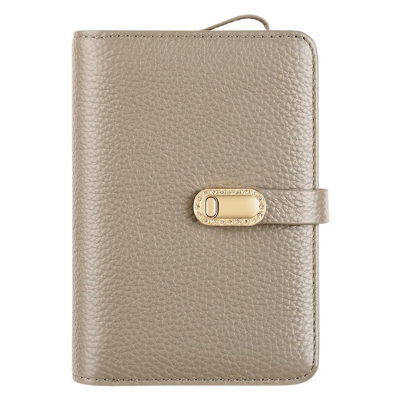 Cartera de longitud media suave de piel de vaca pura, billetera de gran capacidad para mujer, 2024, bolso de tarjeta de monedero de cuero nuevo, múltiples posiciones para tarjetas