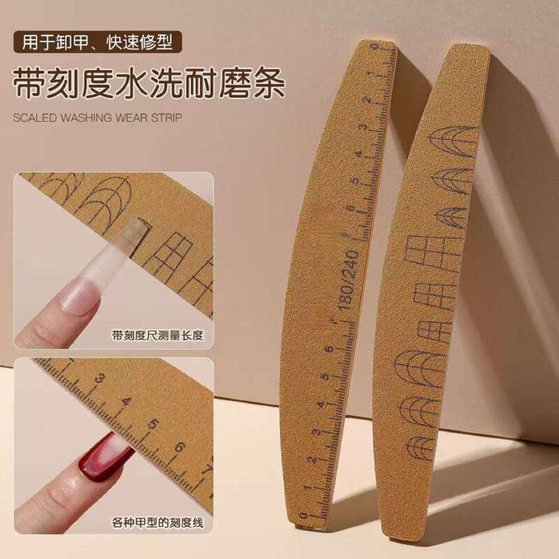 Specialized Nail Art Tool: Washable, Wear-Resistant, Non-Removable, Double-Sided, Graduated, Frosted, Durable Nail Shaping Tool Specialized Nail Art Tool: Washable, Wear-Resistant, Non-Removable, Double-Sided, Graduated, Frosted, Durable Nail Shaping Tool