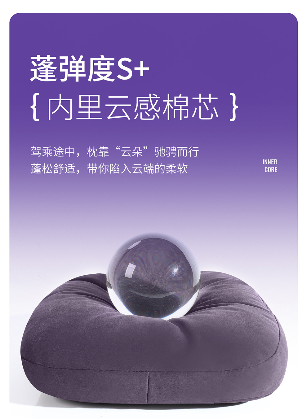 Suitable for 22-26 Models of Leapmotor C10C16 Headrest and Lumbar Pillow, Leapmotor C10 Original Car Color Headrest and Memory Foam Lumbar Pillow