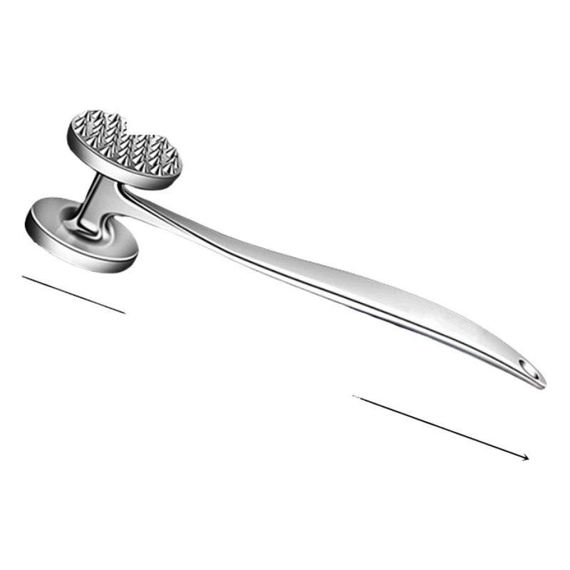 Мясной молоток из цинкового сплава твердый молоток для мяса двусторонний молоток для стейка нежный молоток для мяса свободное сухожилие рассыпное мясо мелкий инструмент