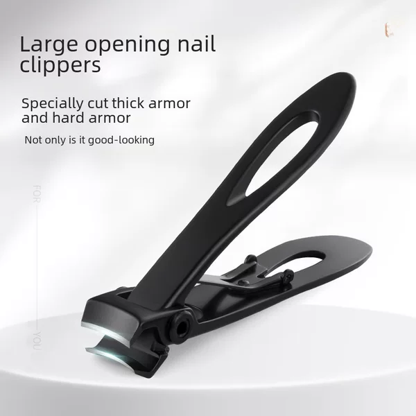 Large Single Nail Clipper with Wide Opening, Stainless Steel Nail Cutter for Thick and Hard Nails, Specifically for Trimming Onychomycosis