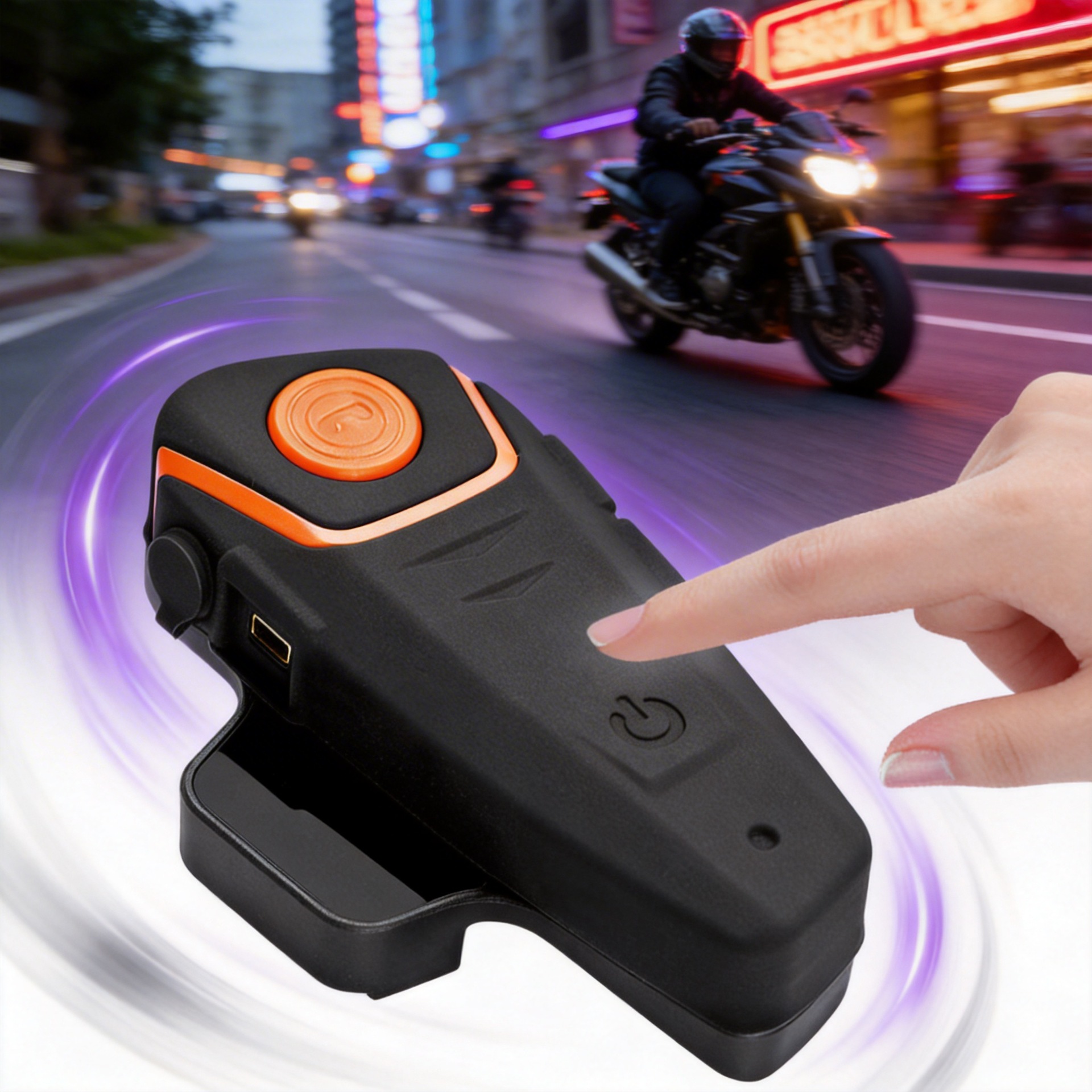[Europa y América BT-S2NS casco de la motocicleta auricular Bluetooth soporta FUNCIÓN DE RADIO de intercomunicación en tiempo real image 1