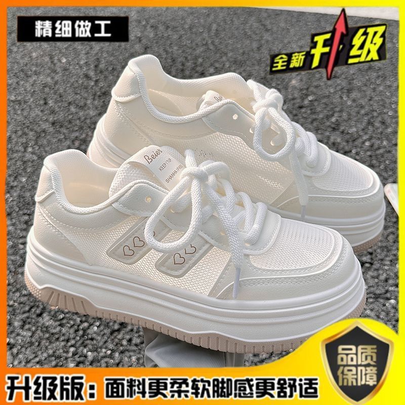 Mesh White Shoes Women's Skirt 2025 New Summer Mesh Shoes Breathable Thin Casual Shoes Thick Sneakers Mesh White Shoes Women's Skirt 2025 New Summer Mesh Shoes Breathable Thin Casual Shoes Thick Sneakers