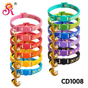 1.0 bronzing moon collar cat collar pet collar moon collar cat collar cross-border factory more than in stock