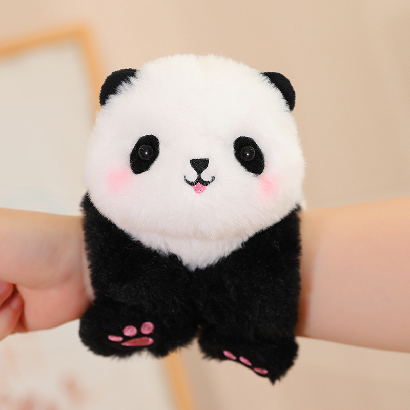 Cross-border capabala snap ring juguete de peluche Capibara Husky zorro muñeca niños pulsera Panda mono