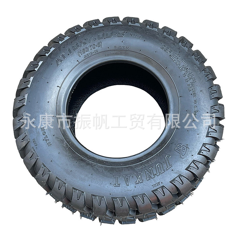 ATV de cuatro ruedas motocicleta ATV18x7.00-8 neumáticos de alta velocidad de nieve de 8 pulgadas kart vehículo agrícola