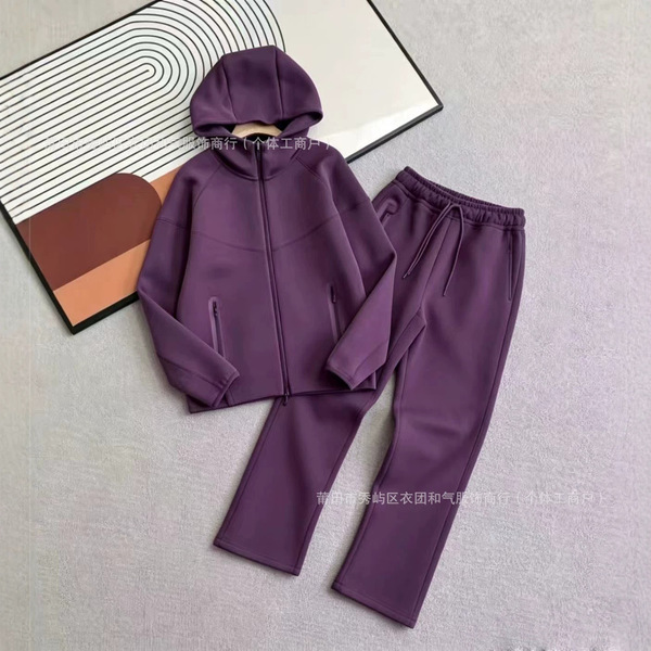Spring autumn jacket for leisure with hood