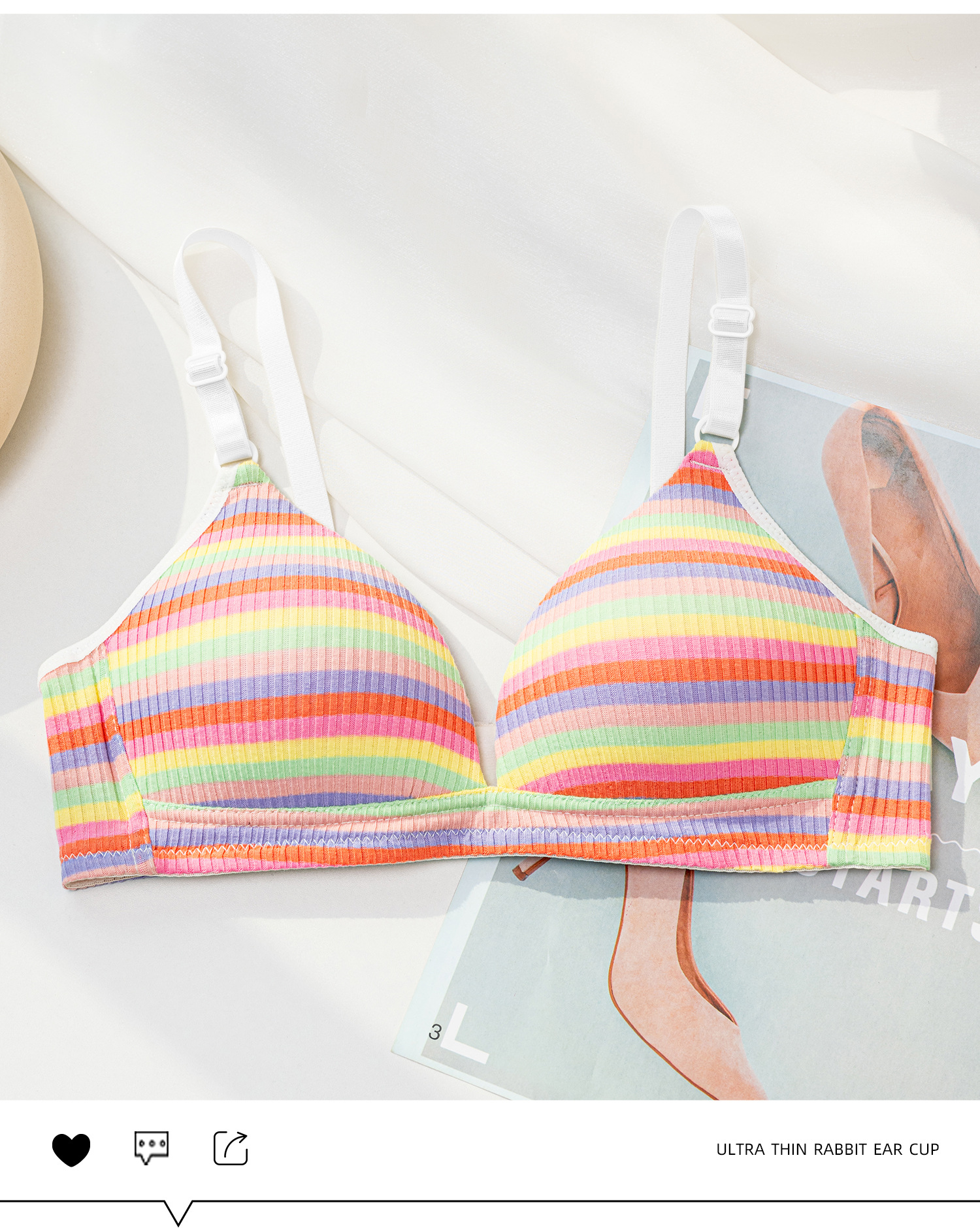 Ventas directas de fábrica comercio electrónico transfronterizo sudeste asiático Vietnam Tailandia ropa interior de mujer dulce fresco transpirable niña sujetador de pecho