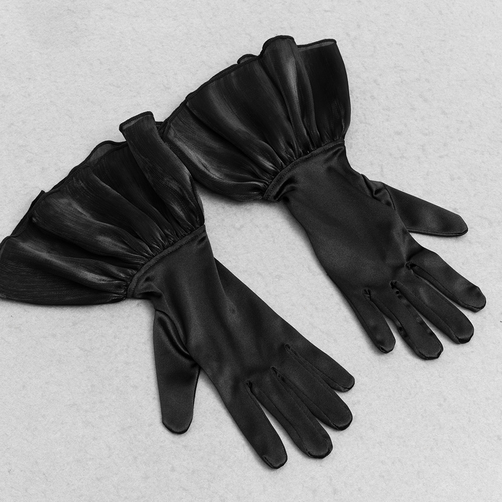 Dress Popular Strap Sexy Tube Top Diamond Chain Fishtail Dress with Gloves Dress