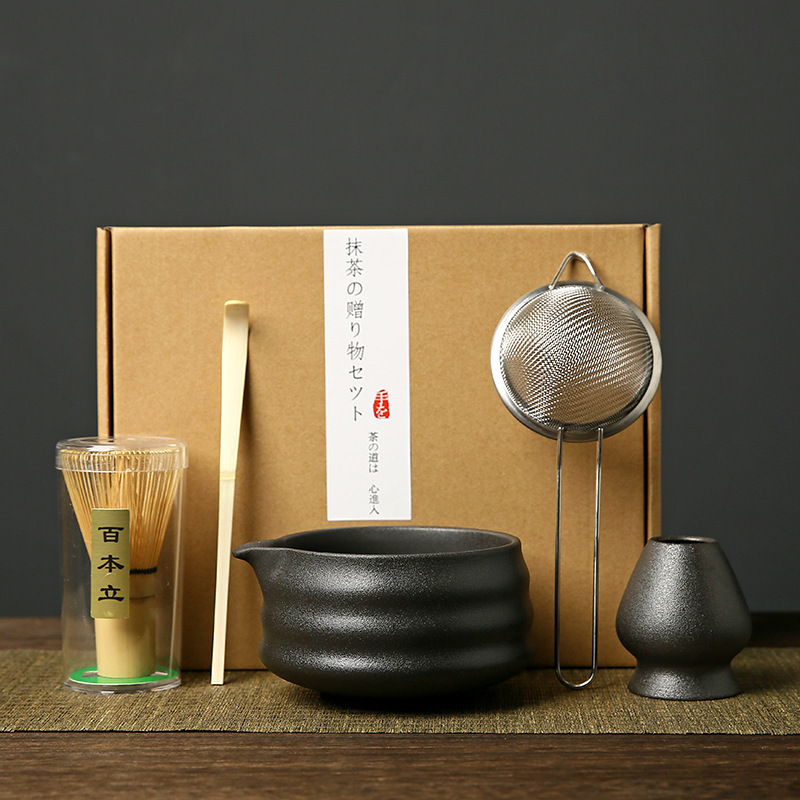 抹茶ボウル セラミック 和風抹茶セット 茶筅 竹抹茶ブラシ 百本立 宋代茶道 ギフトボックス|undefined