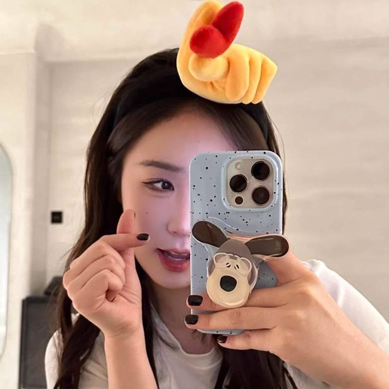 可爱卡通搞怪大拇指发箍女2025新款拍照宽边头箍趣味表演发卡头饰|undefined