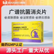 赛菲普宠物头孢羟氨苄片咳嗽感冒药泌尿中耳炎猫狗用狗狗猫咪