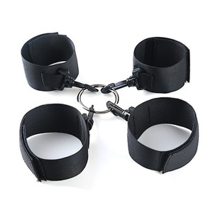 European and American hot selling flirting handcuffs SM hand and foot cross handcuffs training female slave binding one-word binding strap simple strap