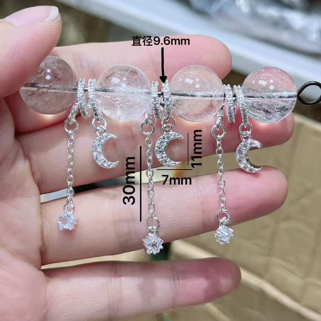 14K Gold-Filled High Color Retention Moon Star Lift Bead Crystal DIY Accessories Bracelet Bracelet Beaded Accessories