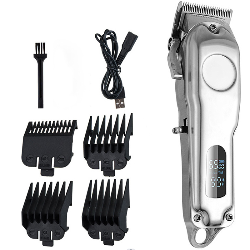 Corte de pelo eléctrico transfronterizo al por mayor retrógrado tallado impulsor eléctrico cabeza baldía de aceite impulsor eléctrico cortadora de plástico afeitar