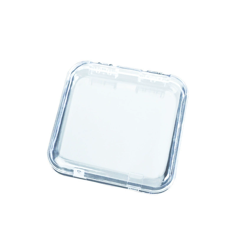 Transparent storage box, badge, protective case, stand