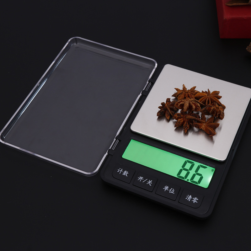 家用USB插电厨房0.01g口袋电子秤珠宝黄金称药材珠宝秤克秤便携秤