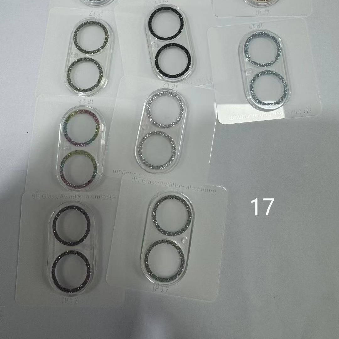 Aplicable a Apple 17promax película de lente iphone 15 polvo flash en uno 16Pro vidrio 17air película de lente