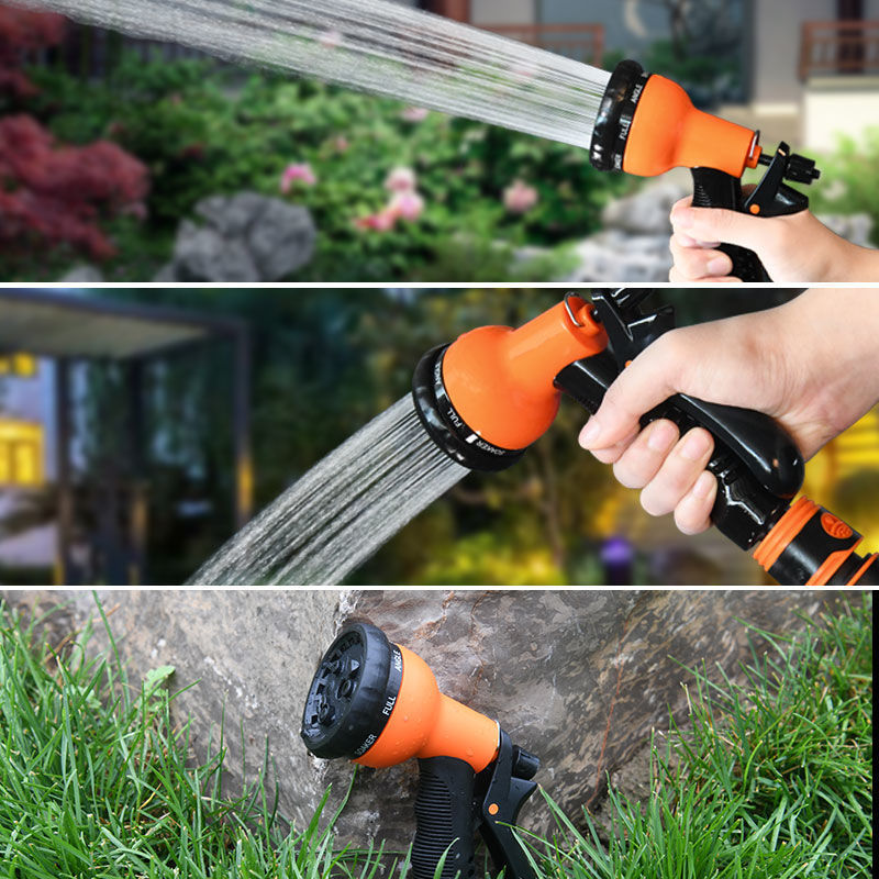 Watering Watered the vegetables Water gun Water pipe Nozzle Car Wash watering Watering Spray Spray gardens high pressure Flower sprinkling suit