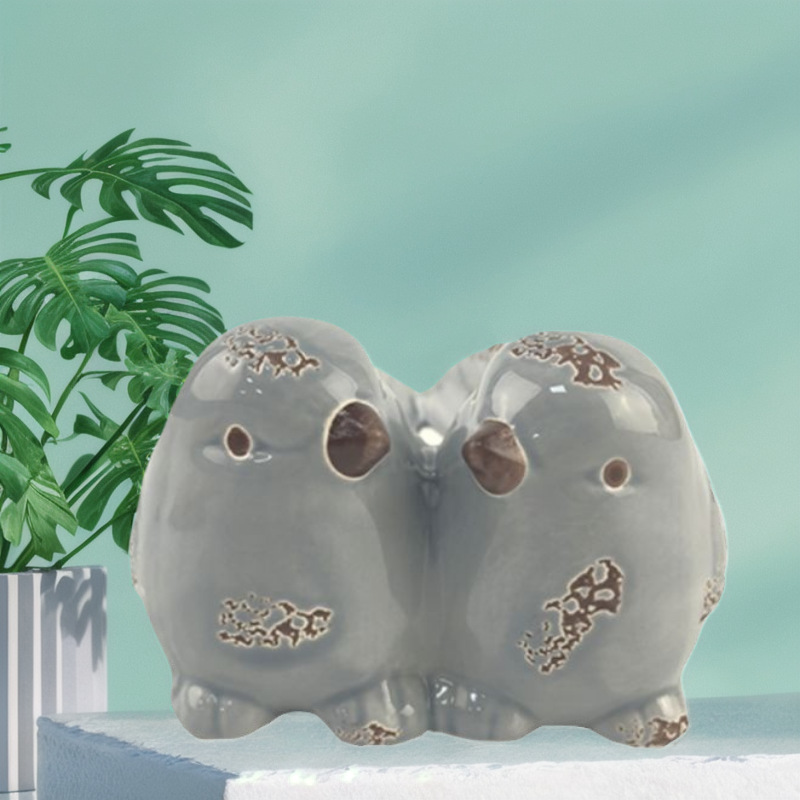 Cerámica americana ornamentos de pájaros decorativos creativos para el hogar escritorio de entrada sala de estar artesanía decoración animal