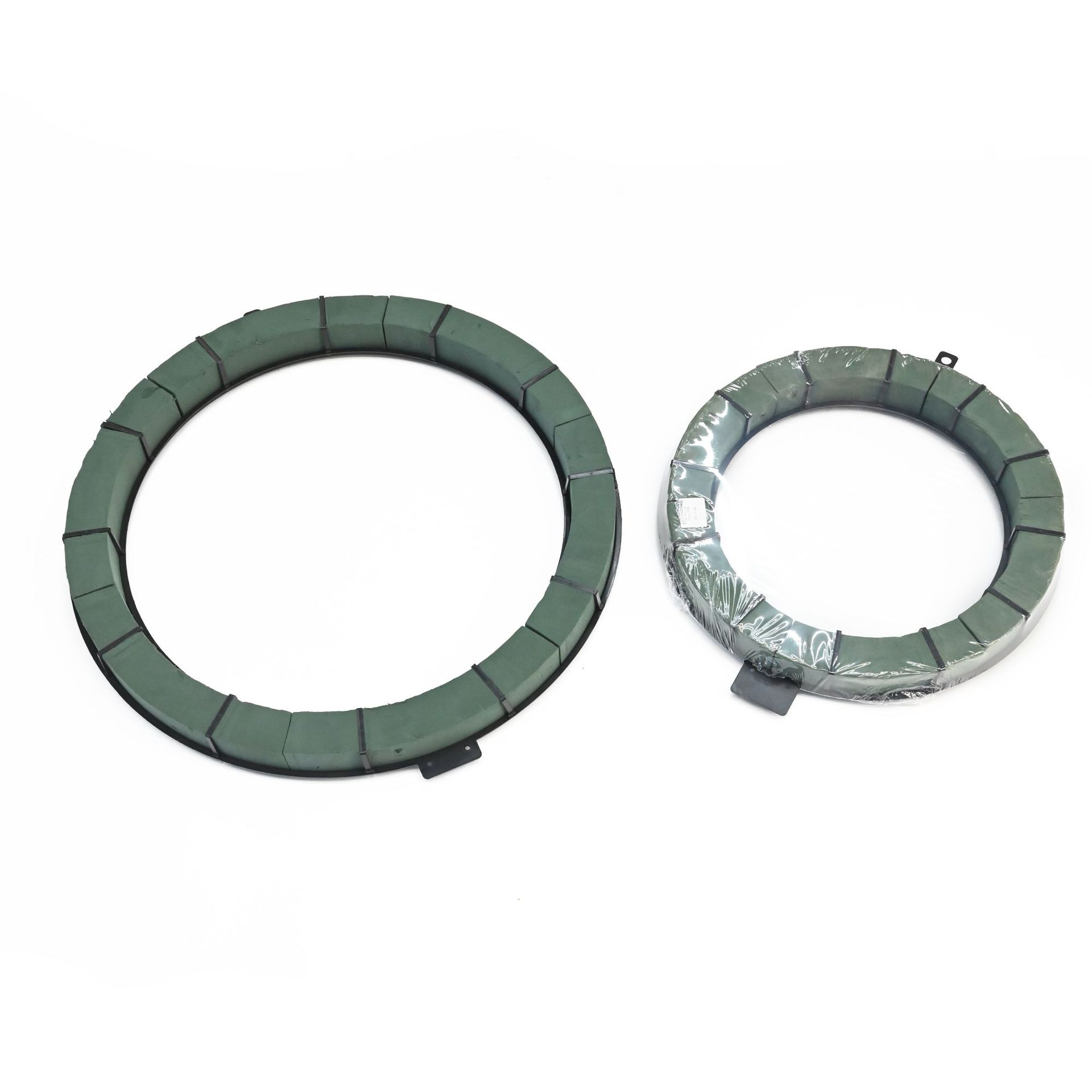 Poesía extranjera flor de barro cuadrícula ventosa flor esponja flor flor de boda coche de plástico flor de mesa de comedor colgar pared cruzada anillo de corazón