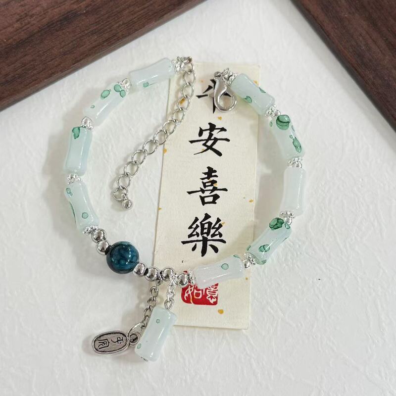 合集木串珠莲花手链2025女生新款中式手串禅意小众复古手饰闺蜜|undefined
